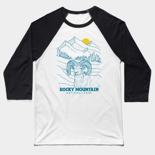 Rocky Mountain National Park Baseball T-Shirt